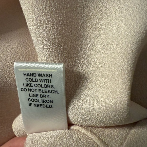 Cato Woman lace-up blouse with angel sleevess in a light blush color Size 22/24W - Picture 8 of 8